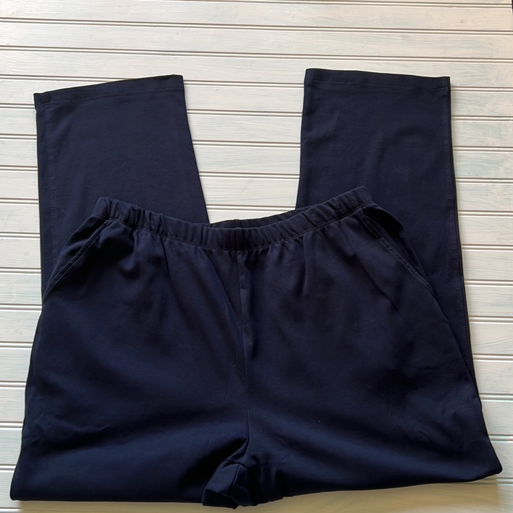 Lands’End Pants Sport Knit Straight Leg - Picture 7 of 12